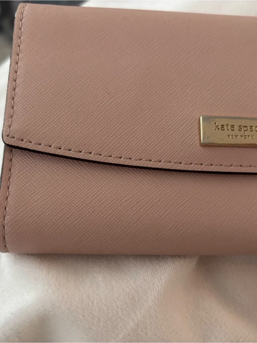 kate spade blush pink wristlet